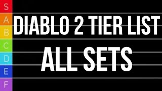 Diablo 2 TIER LIST  All Sets