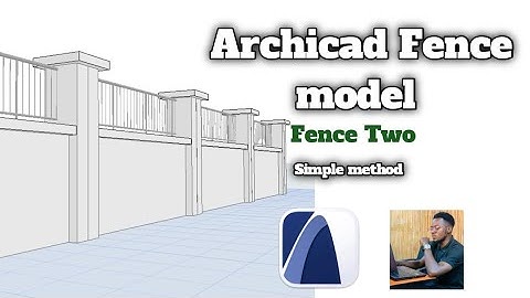 Archicad Fence model 2