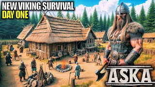 Day 1 of This New Viking Survival Game Looks GREAT! | ASKA Gameplay | Part 1 screenshot 5