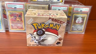Opening a $10,000 Pokemon Booster Box | 1999 1st Edition Fossil
