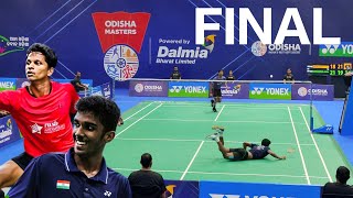 FINAL MEN'S SINGLES | ODISHA MASTERS 2023 | SATHISH KUMAR (IND) V/S AYUSH SHETTY (IND)