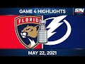 NHL Game Highlights | Panthers vs. Lightning, Game 4 - May 22, 2021