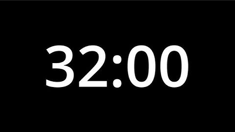 32 Minute Countdown Timer | Simple