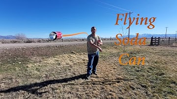 5 minute craft flying soda can