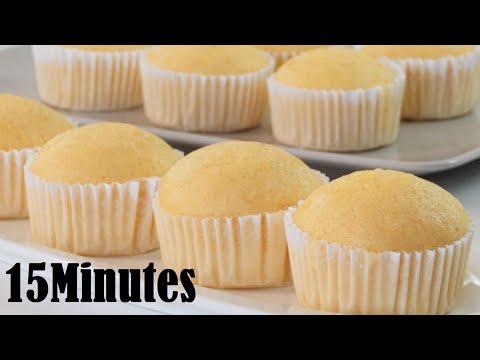 Milk Cupcakes in 15 Minutes (Steamed)