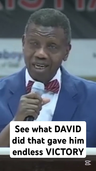 What DAVID did that gave him endless victory #motivation #new #2025 #divineencounter #shorts #rccg