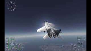 Doing some cool tricks in the MIG 29 in MSFS