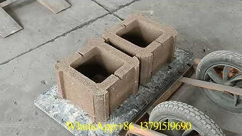 Uzbekistan Hollow Wall Block QTJ4-28 Automatic Cement Block Machine