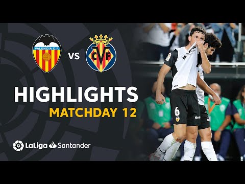 Valencia Villarreal Goals And Highlights