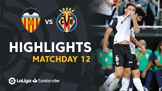 Highlights Valencia CF vs Villarreal CF (2-0)