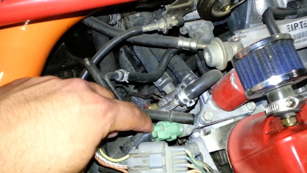 1994 Honda Civic Check Engine Light Code 21 Repair - Youtube