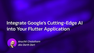 Dart แบบ Dart Dart  EP164: Integrate Google Gemini into Your Flutter Application