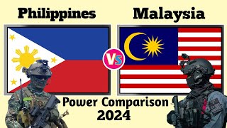 Philippines Vs Malaysia Millitary Power 2024|Malaysia Vs Philippines Military Power 2024