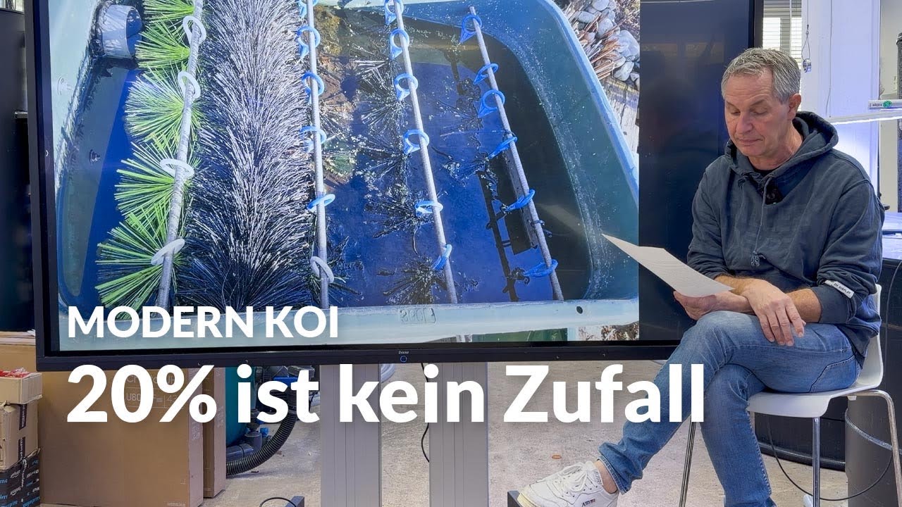 Bürstenfilter richtig dimensionieren | Modern Koi Blog #8002