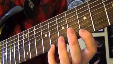 Sweep Picking Guitar Lesson #2: Three string sweeps