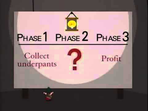 South Park Underpants Gnomes Profit Plan - YouTube