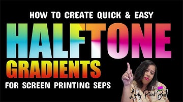 How To Create A Fade In Coreldraw | Halftone Screen Printing Separations