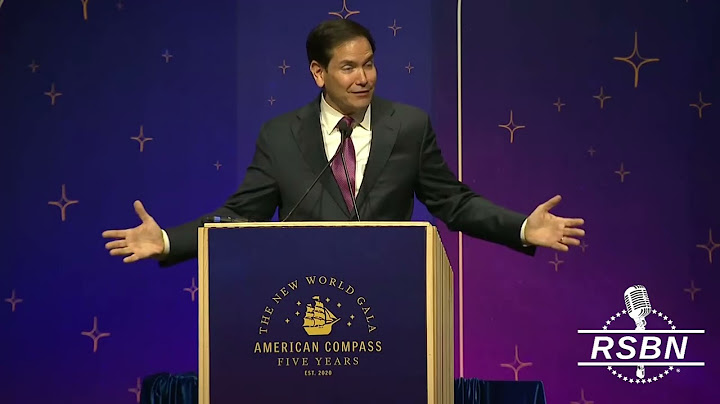 WATCH: Vice President JD Vance and Sec Marco Rubio give Remarks at American Compass Gala. - 6/3/25