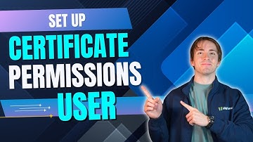 How to Set Up Certificate Location and User level Permissions