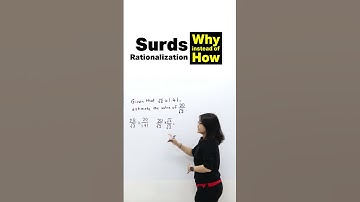 Why Rationalize Surds? | O-Level/IP Additional Math