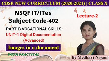 Digital Documentation (Advanced)|Part-2|Insert and use images in document | by Medhavi Nigam