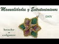 DIY - Colgante o Broche Poinsettia 🌟🌟🌟