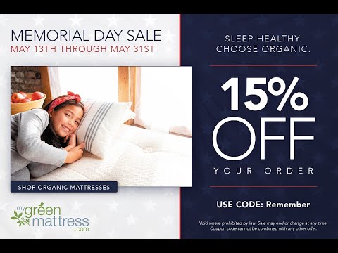 All mattresses are handcrafted in the My Green Mattress certified organic factory located in the Midwest.