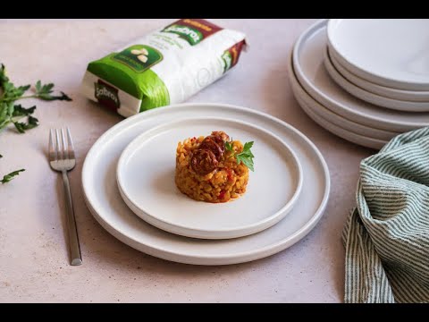 ¡Delicioso Arroz con Chorizo en un Plato! | Brillante