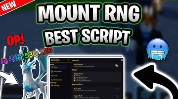 *NEW* MOUNT RNG Script (PASTEBIN 2025) (AUTO ROLL, AUTO SELL, GAMEPASS)