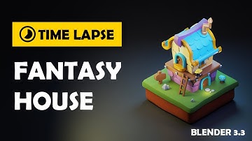 Blender Modeling Timelapse - House