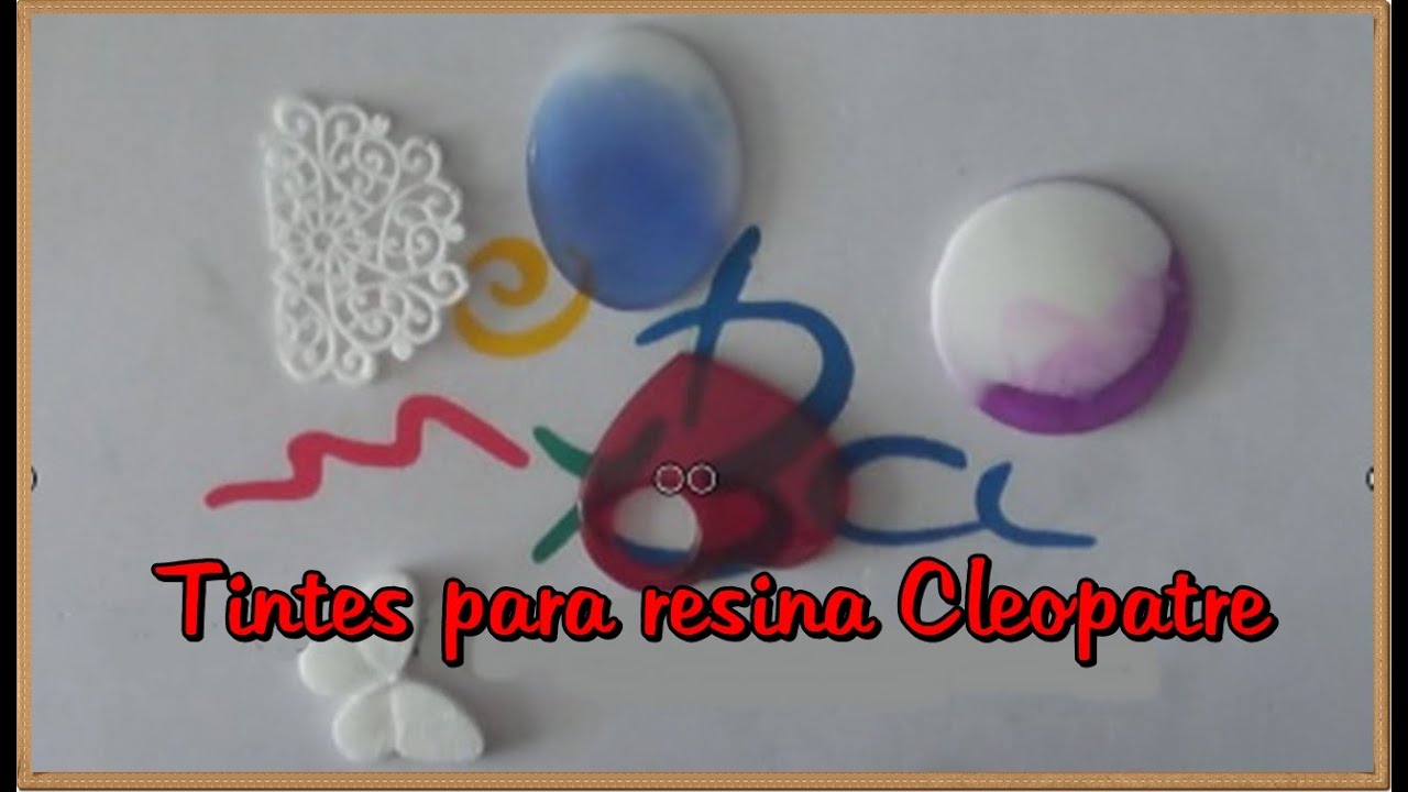Tintes para resinas epoxy Cleopatre, cómo teñir resinas bisutería