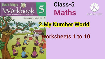 class-5#Maths# semester-1#2.My Number world#worksheets-1 to 10