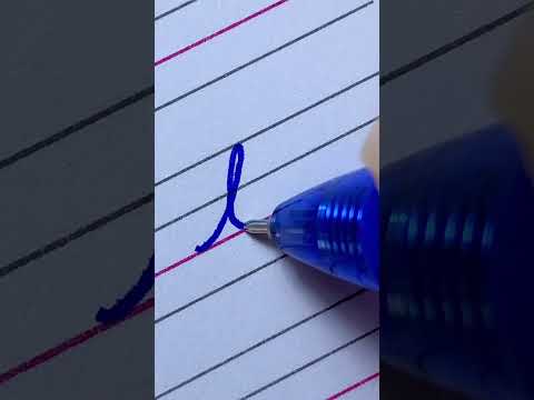 How to write bh in cursive writing | New American cursive handwriting practice 2023