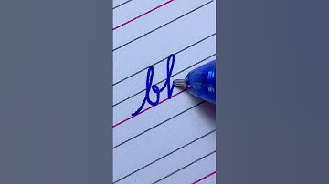 How to write bh in cursive writing | New American cursive handwriting practice 2023