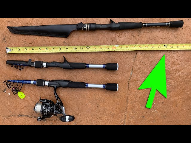 COMPARISON REVIEW KastKing BlackHawk II Travel Fishing Rod vs NEW KastKing  Compass Travel Rod 