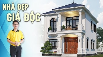 Mẫu nhà mái nhật 2 tầng phong cách TÂN CỔ cực SANG với mức giá từ 1,6 tỷ | MH02061