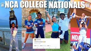 2025 NCA COLLEGE NATIONALS VLOG| MY LAST DAYTONA 🥺