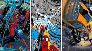 Spider-Man feats of strength but they get increasingly more ridiculous