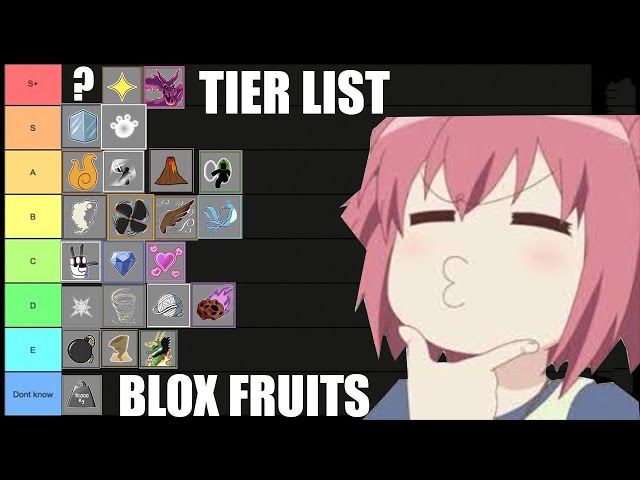 TIER LIST DE FRUTAS PRA FARMAR BLOX FRUITS UPDATE 16 