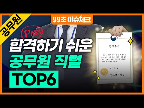 합격하기 쉬운 공무원 직렬 TOP6 2022년 9급공무원 직렬 추천 국가직 지방직 세무직 교정직 보호직 직업상담직 사회복지직 99초이슈체크 에듀윌 공무원 