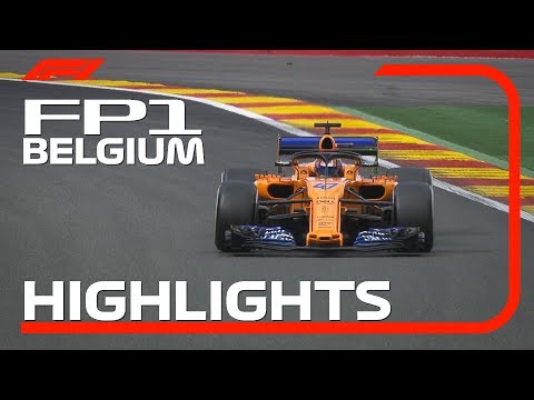2018 Belgian Grand Prix: FP1 Highlights