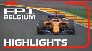 2018 Belgian Grand Prix: FP1 Highlights