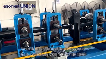 C Purlin Roll Forming Machine by Brother Union Machinery (Year 2020)