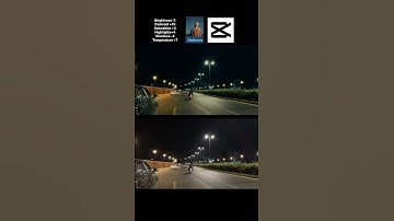 Capcut cinematic edit for night videos #youtubeshorts