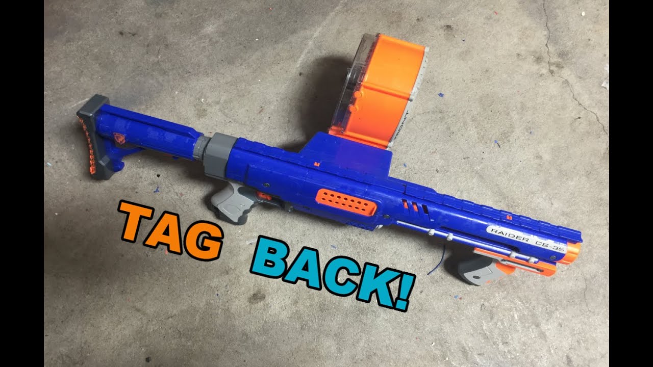 TAG BACK! - Nerf N-Strike Raider CS-35 | - YouTube