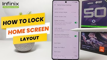 How to Lock Home Screen Layout in Infinix Note 50 Pro
