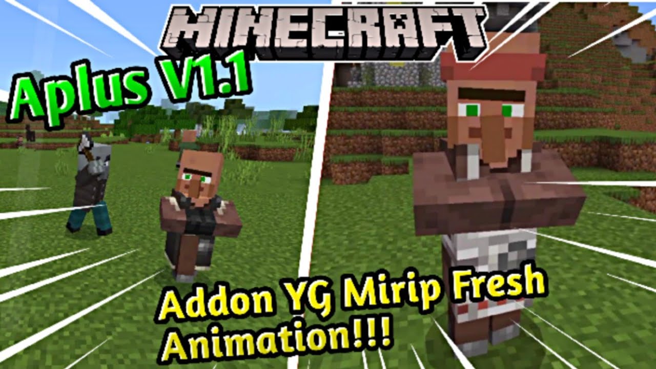 Aplus Add On Module Add-on Aplus V1.1 Minecraft MCPE Addon Yg Mirip Fresh Animation!! - YouTube
