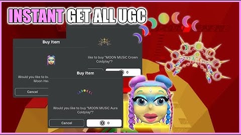 Free UGC Tower of Misery Script Hack • Instant Get All UGC Limited (ColdPlay Moon Music)