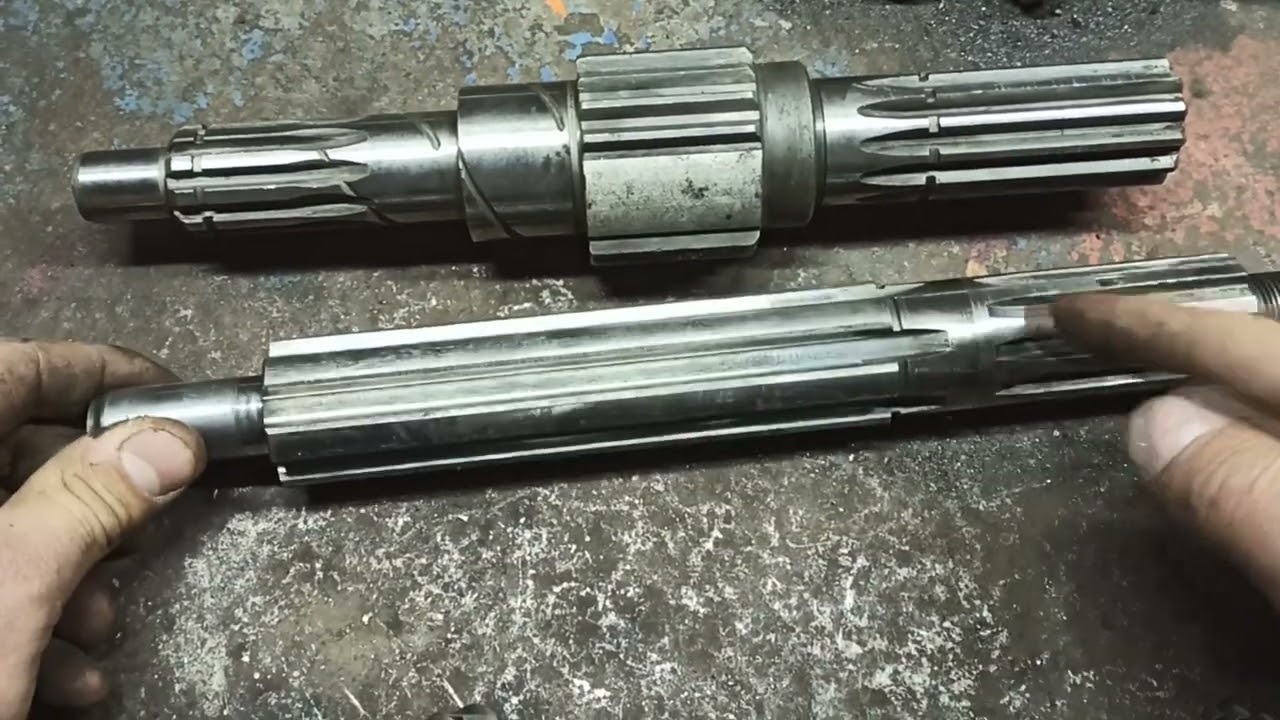 Первинний і вториний вали для саморобного трактора