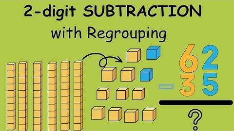 Subtraction with Regrouping | Subtraction of double digits | 2 methods of Subtraction